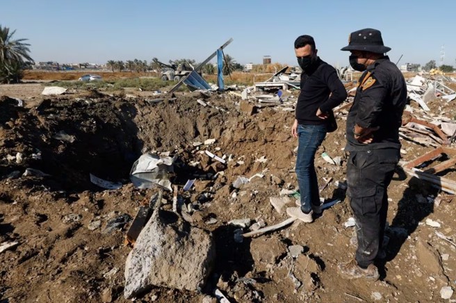 伊拉克痛批美国对境内空袭，造成死伤。美国称，打击的是亲哈玛斯势力。(图/路透)