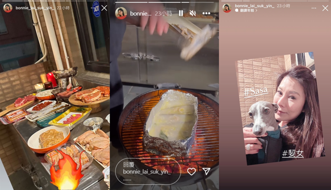 香港武打演员卢惠光前妻黎淑贤过世。(图／bonnie_lai_suk_yin_ Instagram)