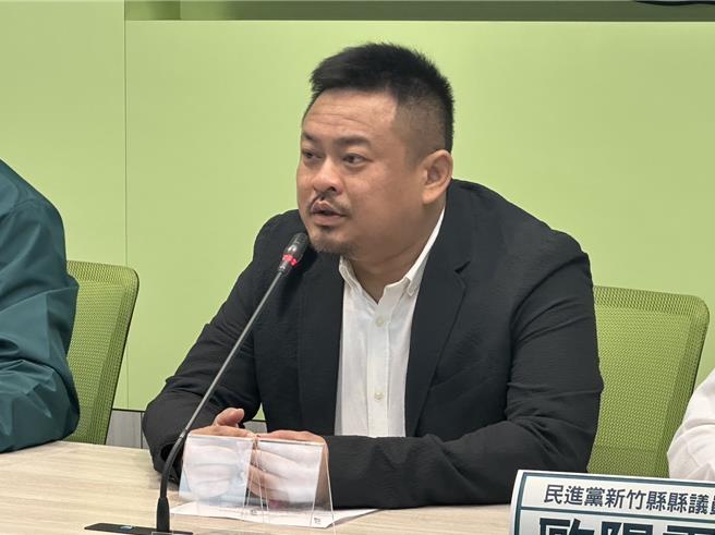 民進黨團副書記長洪申翰。（黃婉婷攝）