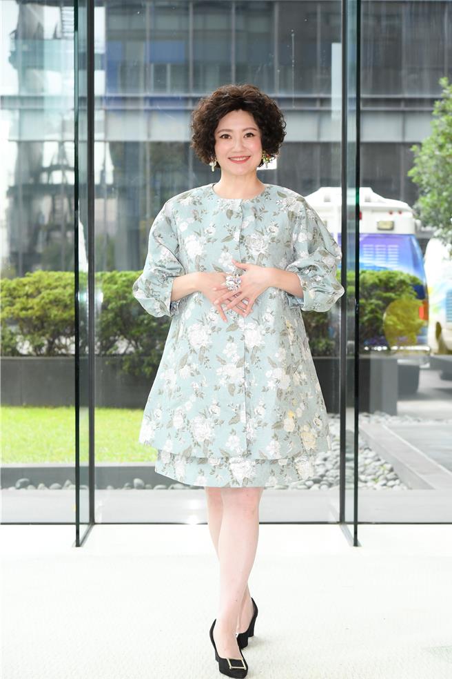 刘晓忆出席《天道》记者会，被问旧爱张兆志离婚新闻。（三立提供）