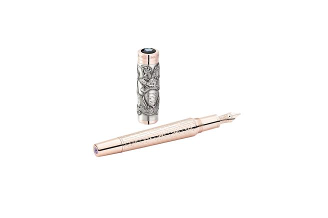 万宝龙生肖与符号系列龙年限量款512钢笔，20万1000元。（Montblanc提供）