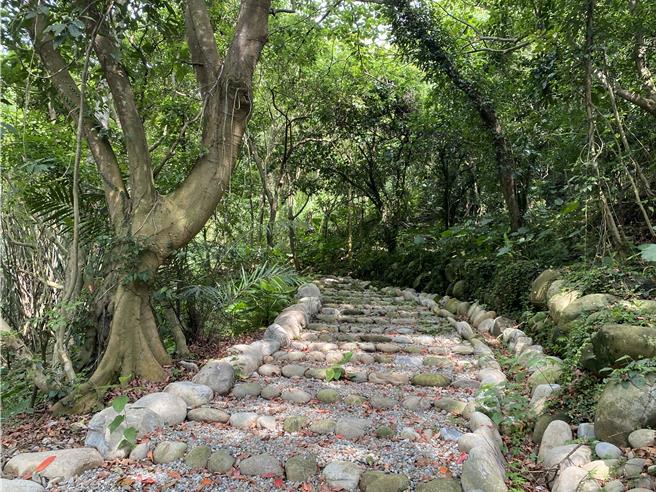 砌石小径。(水务局提供／蔡依珍桃园传真)