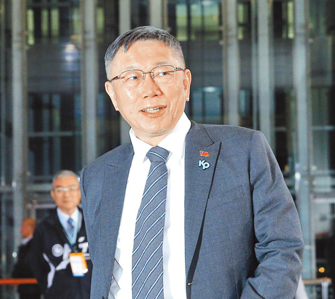 民眾党总统候选人柯文哲。（资料照,黄世麒摄）