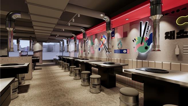 金咕的客席区约50坪，共有95个座位。（王品集团提供／朱世凯台北传真）