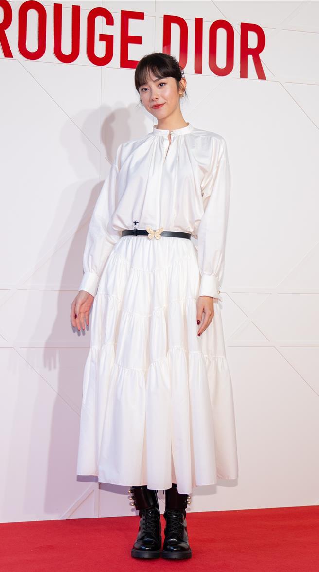 林奕嵐耶誕假期和好友同遊瑞士，被問到是和「另一半」去？她矢口否認到底。（吳松翰攝）