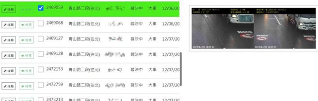 桃园市交通局2021年开始试办科技执法取缔限重大货车禁行路段，至今已有14处。（交通局提供／蔡依珍桃园传真）