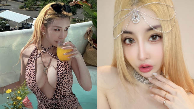 雪碧（方祺媛）自曝国小曾被霸凌，整形成为保护色。（图／翻摄自方祺媛 脸书）
