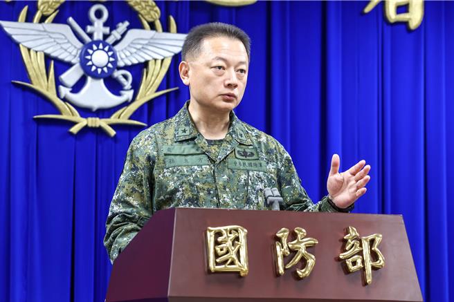 國防部發言人孫立方。本報資料室