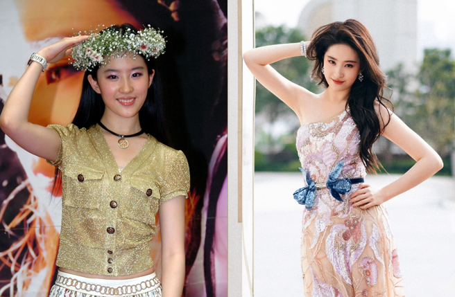 劉亦菲蟬聯金蓮花獎視后。（圖／中時資料照、紅星塢娛樂傳媒微博）