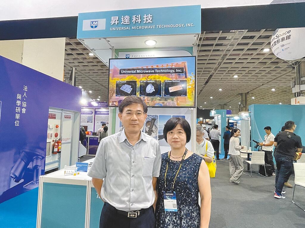 昇達科受惠兩大客戶訂單貢獻，明年起低軌衛星相關營收比重將大幅拉升，法人指出，昇達科低軌衛星營收占比明年可望倍增。右為董事長陳淑敏、左為總經理吳東義。圖／本報資料照片