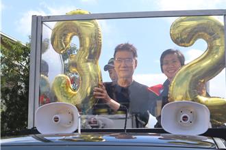 趙少康新竹掃街 喊出老農津貼1萬2照顧農民