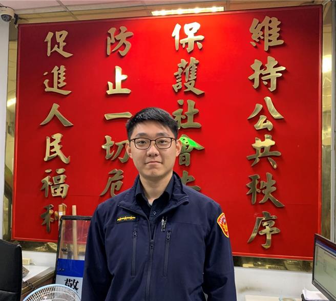 家屬對內湖派出所員警張允誠的熱心協助感謝不已。（翻攝照片／林郁平台北傳真）