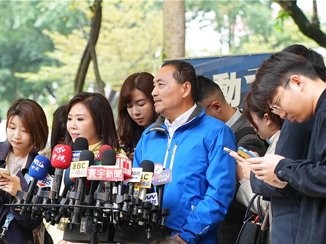 国民党总统候选人、新北市长侯友宜今(29)日强调，反对废死是自己一向不变的态度。(黄敬文摄)