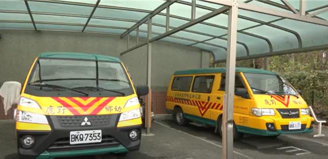 台东县鹿野乡幼儿园校车。（读者提供／蔡旻妤台东传真）