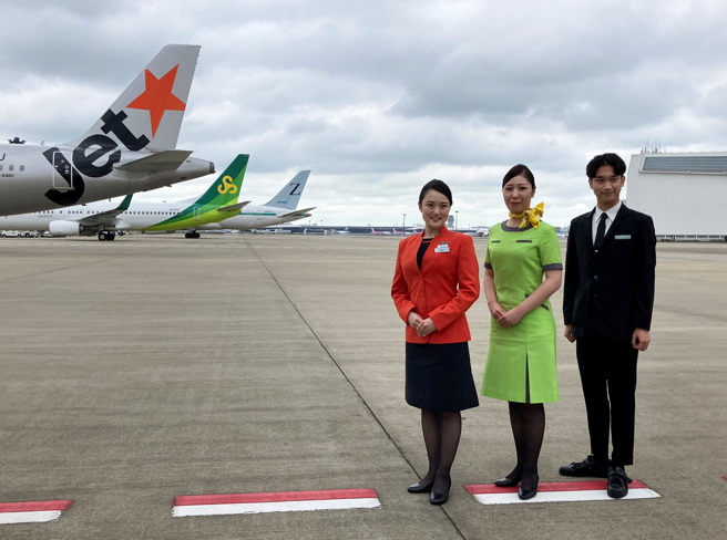 捷星日本今天宣布，受到工会罢工影响无法确保足够人员，取消本日国内线17个航班。（图/路透社）
