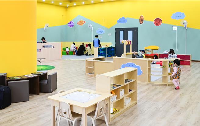 桃园市第23处亲子馆「平镇一号亲子馆」29日正式开幕。（桃市府提供／蔡明亘桃园传真）