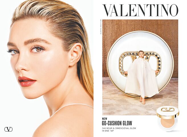 新光三越Valentino Beauty高訂光感氣墊粉餅，推薦價2900元。（新光三越提供）