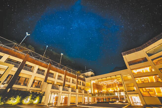 太魯閣晶英酒店坐擁峽谷星空，將於12月31日舉辦「峽谷星空跨年晚會」。（太魯閣晶英酒店提供）
