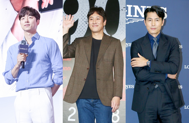 昨家属替李善均（中）举行丧礼，孔刘和郑雨盛都发文悼念。（图／中时资料照片）