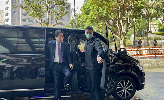  赖清德出席总统大选辩论会。曾薏苹摄