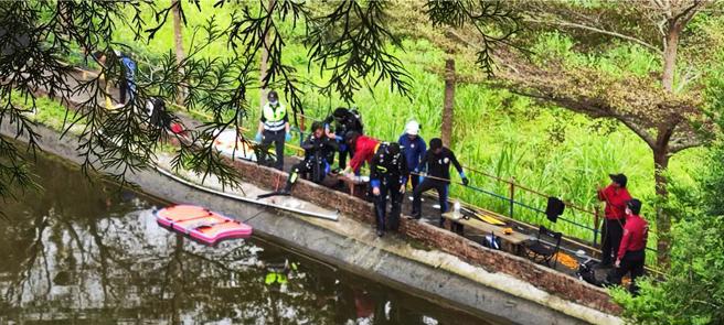 休閒农场惊传谢氏父子钓鱼池落水意外，被救起时已双双溺毙。（谢明俊摄）