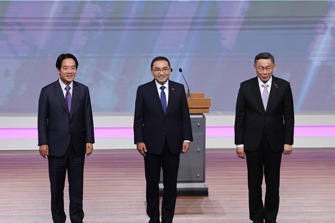 總統候選人辯論會30日下午2點登場。（「台北市攝影記者聯誼會」提供）