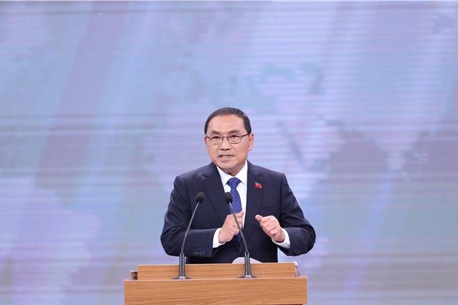 國民黨總統候選人侯友宜。（台北市攝影記者聯誼會提供）