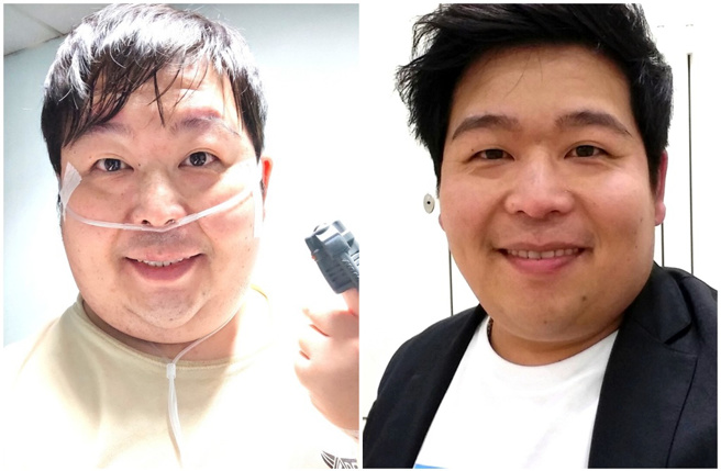 山豬自爆睡覺時斷氣多達19次。（圖／山豬 陳俊甫 臉書）