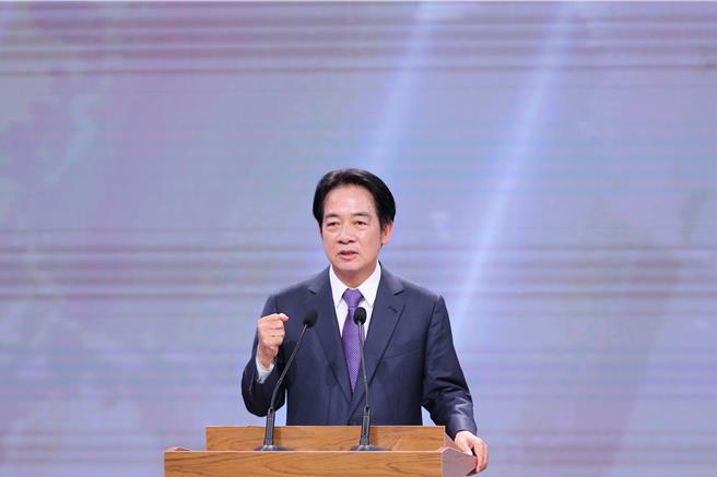 民进党总统候选人赖清德。（台北市摄影记者联谊会提供／杨亚璇台北传真）