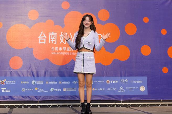 金世正時隔2個月來台演出，擔任跨年晚會演唱嘉賓。（台南好YOUNG提供）