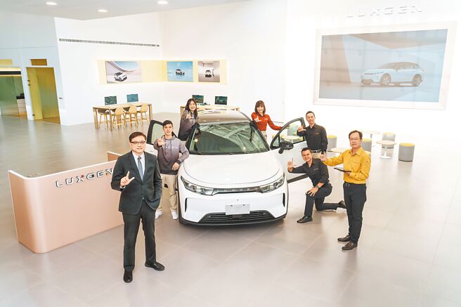 LUXGEN展区为纯电会员准备官网预约快速通关服务与精美小礼。（LUXGEN提供）