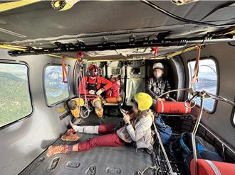 元旦連假花蓮登山 2山友不慎受傷！空勤直升機吊掛送醫