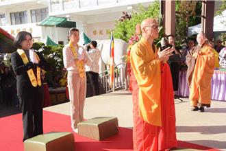 集集鎮國寺大法會 許淑華、張麗善兩縣長同場為民祈福