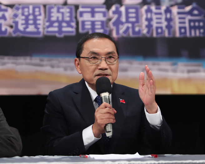 国民党总统候选人侯友宜。（资料照,陈怡诚摄）