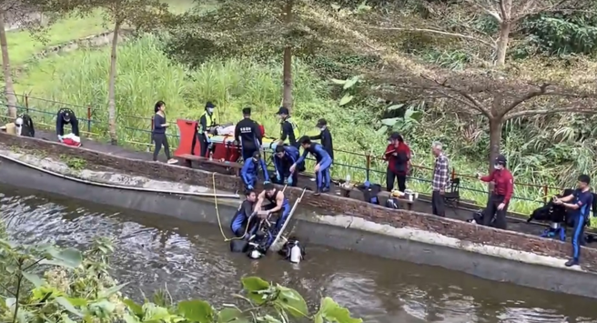 苗栗縣卓蘭鎮壢西坪一家休閒農場釣魚池，30日中午驚傳父子溺斃意外。(民眾提供)