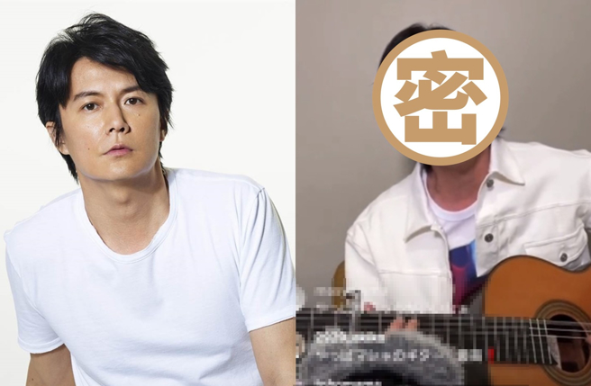 福山雅治直播曝光54岁真实状态。（图／环球唱片提供、TikTok）