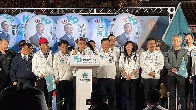 民眾黨總統候選人柯文哲強調台灣需要理性、務實、科學的政府領導，只要認真做事，台灣就會變成新加坡。（蕭嘉蕙攝）