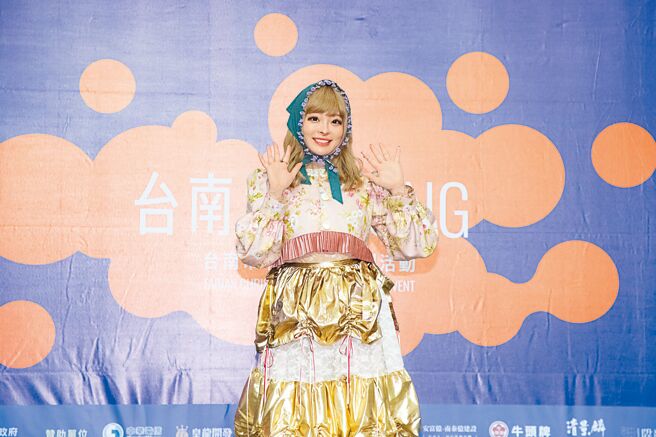 卡莉怪妞婚後首度在台露面，將演出獻給台南跨年晚會。（台南好YOUNG提供）