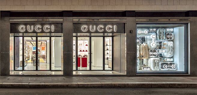 Gucci米蘭蒙特拿破崙大街精品旗艦店外觀。（Gucci提供）