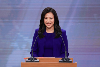 副手辯論會》趙少康沒問她  吳欣盈喊：別把我當空氣