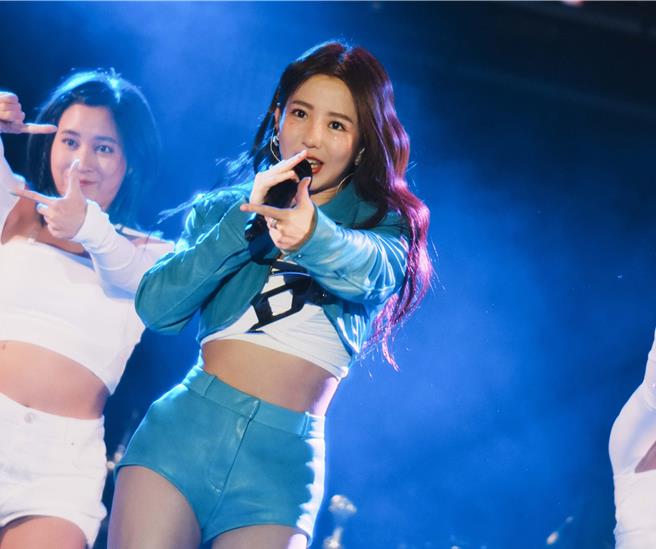 郭书瑶在南投跨年晚会压轴演出。（星星相艺提供）