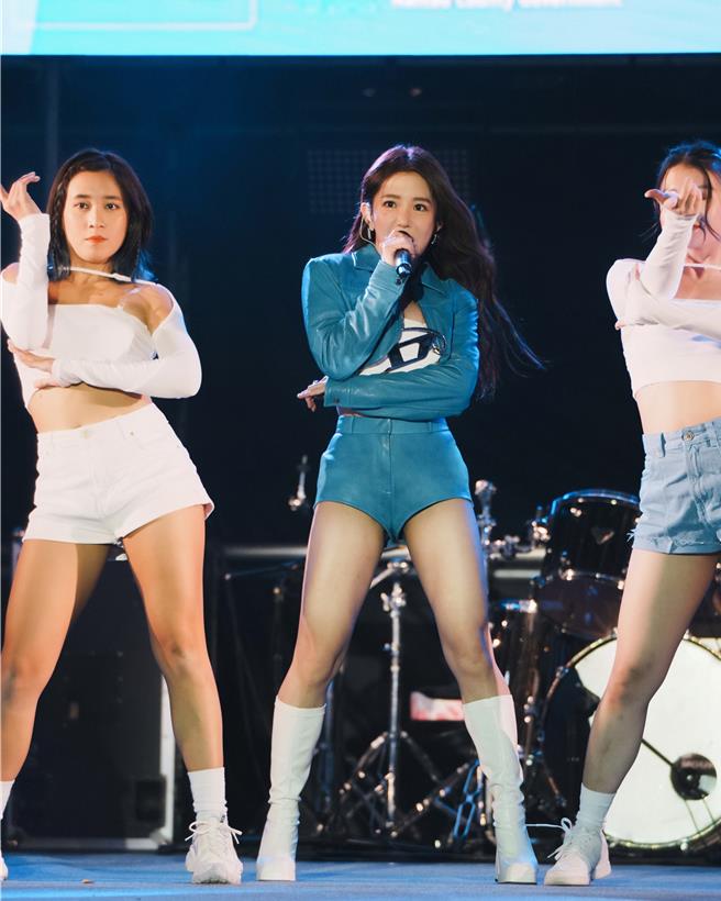 郭书瑶在南投跨年晚会压轴演出。（星星相艺提供）