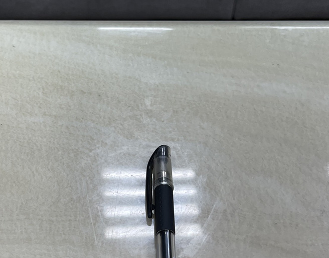 高雄跨年晚会白帽男晚间落网关键的「原子笔」。（高适前镇分局提供／袁庭尧高雄传真）