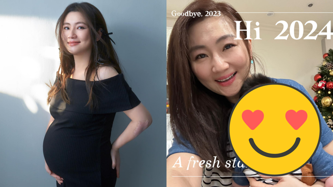  Selina曝光儿子近照，可爱模样融化大批粉丝。（图／翻摄自任家萱 Selina脸书）