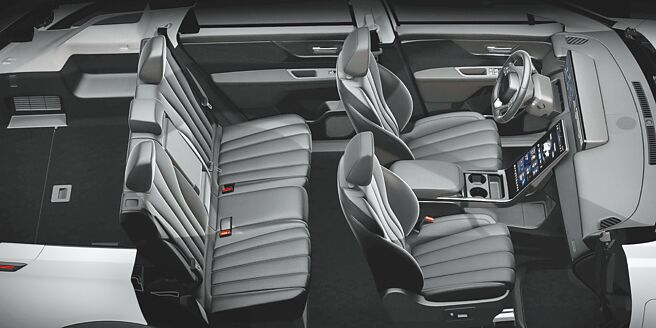 n7提供五人（见图）、七人座等不同乘座机能。（LUXGEN提供）