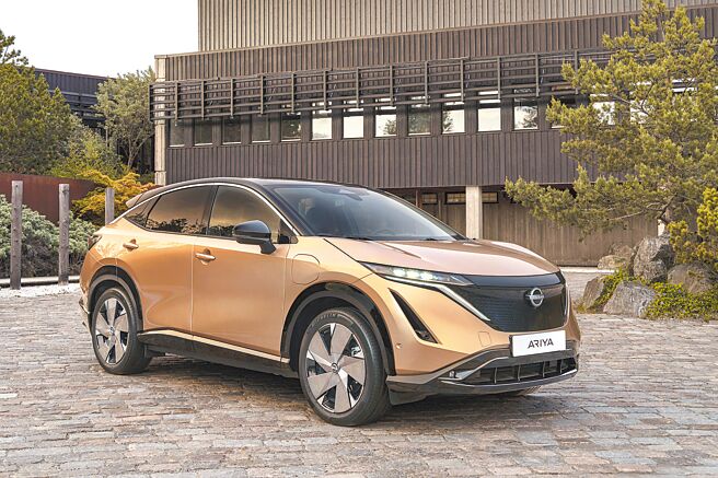 NISSAN新世代电动休旅ARIYA颇具跑格。（NISSAN提供）
