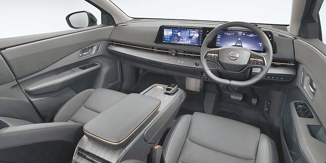 ARIYA内装有着典雅的舒适质感。（NISSAN提供）