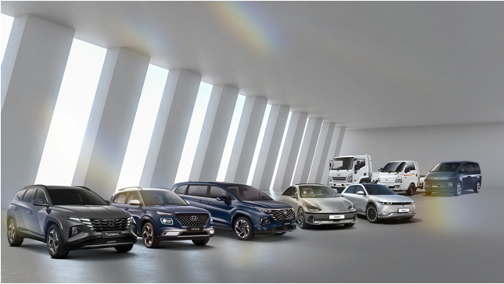 HYUNDAI全年度新車銷售達到歷史新高的22,169台，市占率4.7%更是寫下品牌代理以來最高紀錄，並且首次榮登第四大非豪華國產品牌。 ( 業者提供 )