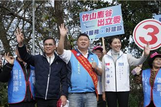 挺侯康南投21路口拜票  馬文君守故鄉游顥有2大咖加持