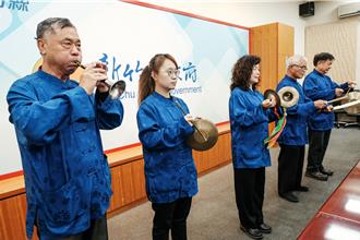 竹縣百年田屋北管八音團 獲最高客家榮譽「客家貢獻獎」